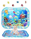 SOSALUK 97x76CM Wassermatte Baby XXL Wasserspielmatte BPA FREI Water Mat baby ab...