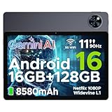 DOOGEE U11 Android 16 Tablet 11 Zoll Gemini AI 16GB RAM +128GB ROM (2TB TF)...
