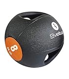 Sveltus Medizinball mit Griffen, 8 kg
