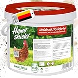 Home Shield Kalkfarbe Hühnerstall Pulver 1,5 kg Eimer, weiß - Schadstofffreies...