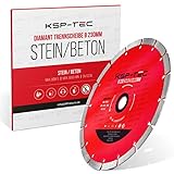 KSP-Tec®│Diamant Trennscheibe 230 mm für Stein, Beton, Mauerwerk │...