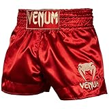 Venum, Classic Muay Thai Shorts, Herren, XL, Bordeaux/Gold
