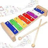 Xylophon für Kinder, Xylophon Glockenspiel Holz, Rhythm Musikinstrumente,...