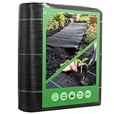VOUNOT® Unkrautvlies 2x25m, Reißfestes Gartenvlies Wasserdurchlässig,...