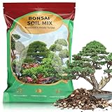 GOTVUGE Bonsai-Erde-Mischung 1L, gebrauchsfertige Aussaaterde für Bonsaibäume...