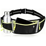 JYNVO Gürteltasche Bauchtasche mit Flaschenhalter Damen und Herren-...