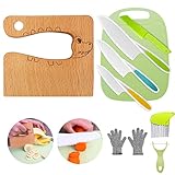 Goodchef Kindermesser Set 9-teiligs, Sicherheitsmesser für Kinder ab 2 Jahren,...