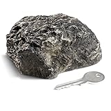 com-four® Schlüsselstein 'medium hill' - Steinimitat mit Geheimfach -...