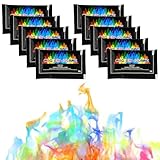 Buntes Feuer, Buntes Feuerpulver, 10 X 10g Magical Flame, Farbe Zauberpulver...