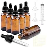 Brevanza 6 stück pipettenflasche 30ml mit Trichter, flasche mit pipette,...