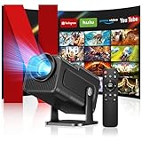 Seseno Beamer, Mini Projektor, 4K FHD 1080P Tragbarer Projektor, Unterstützt...