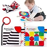 hahaland Kontrastkarten Baby Spielzeug 0 3 6 Monate, Schwarz Weiß Kontrasten...
