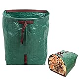 LUMOOM Gartenabfallsack 200L, Gartensack Laubsack, Grünschnittsack,...