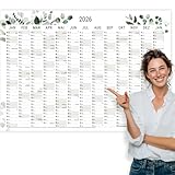 heaven+paper® Wandkalender 2026 | Jahresplaner 2026 A1 | Jahreskalender 26 aus...
