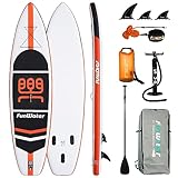 FunWater Aufblasbares Stand Up Paddle Board Surfbrett SUP Komplettes Paddleboard...