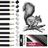 Wonwood_direct Bleistift Set, 12-Teiliges Zeichenstifte, Bleistifte Zeichnen von...