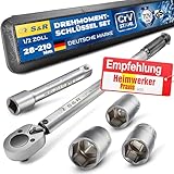 S&R Drehmomentschlüssel 28-210 Nm Set, 1/2' Drehmoment-Schlüssel 475 mm,...