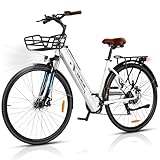 VARUN E-Bike Damen 28 Zoll City Bike Tiefeinsteiger | 36V 360Wh Akku |...