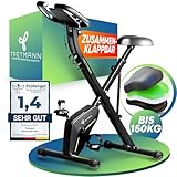 Neu Tretmann Hometrainer fahrrad Klappbar Set-extra bequem & leise- [RelaxFoam]...
