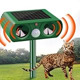 Solar-Betriebener Katzenschreck für Garten, Ultraschall-Katzenschreck für den...