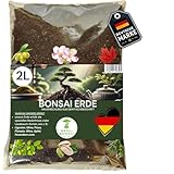 GENKI BONSAI Erde 2L Hausmischung - Premium Substrat für Zimmerbonsai wie Ficus...