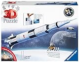 Ravensburger 3D Puzzle 11545 - Apollo Saturn V Rakete - 440 Puzzleteile - Für...