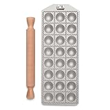 Marcato Ravioli Maker Press, Ravioli Maschine, Homemade Ravioli Cutter, 40 mm...