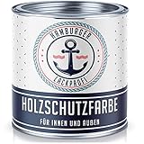 Hamburger Lack-Profi PU Holzschutzfarbe MATT Moosgrün RAL 6005 Grün...
