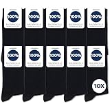 Occulto Herren 100% Baumwolle Socken 10-20er Pack (Modell: Ingo) 43-46 10 Paar |...
