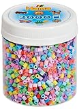 Hama Perlen 209-50 - Bügelperlen Dose mit ca. 3000 Midi Bastelperlen mit...