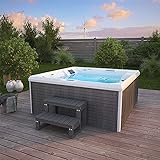 HOME DELUXE - Outdoor Whirlpool - Stream Big Plus Treppe und Thermoabdeckung -...