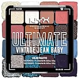 NYX Professional Makeup Lidschattenpalette mit 16 Farbtönen, Intensives und...