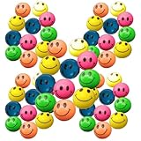 Maines 50 x Lachgesicht Flummi Ball Springball 25 mm Tombola Mitgebsel...