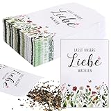 BOFUNX 50 Stück Lasst unsere Liebe Wachsen Samentüten Gastgeschenke Hochzeit...