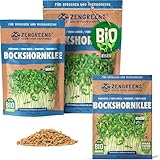 ZenGreens® - Bio Bockshornklee Samen - Wähle zwischen 10g, 200g und 500g -...