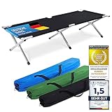 Faltbares Army Feldbett aus Aluminium - klappbares Campingbett & Gästebett...