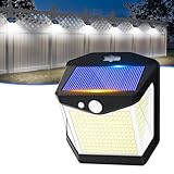 Solarlampen für Außen mit Bewegungsmelder: 248 LED Aussen Solar Lampe Outdoor...