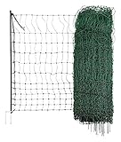Kerbl Geflügelnetz PoultryNet 25 mtr., 106 cm Doppelspitze, grün, nicht...