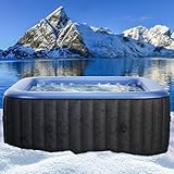 Whirlpool aufblasbar BRAST MSpa Tekapo für 4 Personen 158x158cm In-Outdoor Pool...