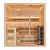 AWT Sauna E1812B Pinienholz/200x180/9kW Cilindro