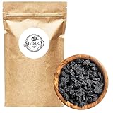 SIVIFOOD schwarze Jumbo Rosinen 300g - große leckere dunkle Rosinen in Premium...