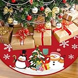 Weihnachtsbaum Decke 90cm, Weihnachtsbaum Rock Baumdecke Weihnachtsbaumrock...