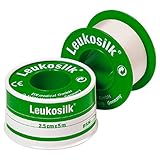 Leukosilk 2,5 cm x 5 m Fixierpflaster, 1 St. Pflaster