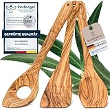 GOLDENBERG® Premium Kochlöffel Set - Made in Europe - feinstes Olivenholz aus...