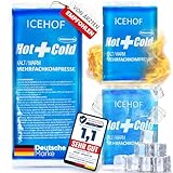 ICEHOF Kühlpads - (3er Set) Modernstes Soft-Gel, lange Kühldauer - Kühlpack...