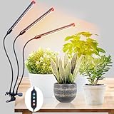 FRGROW Pflanzenlampe LED, Vollspektrum Pflanzenlicht für Zimmerpflanzen,...