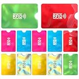 Bruislard 12 Stück RFID Blocker Kartenhülle, RFID Kartenhalter blockierende...