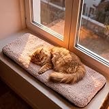 Pet Prime Katzen Fensterliege – Katzenbett Flauschig Fensterbank Liegeplatz...