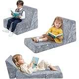 MeMoreCool Kindersofa Ausziehbares Schlafsessel, Sitzsack für Kinderzimmer,...