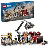 LEGO City Schrottplatz mit Autos - Spielzeug mit Schrottpresse und Kran, 2...